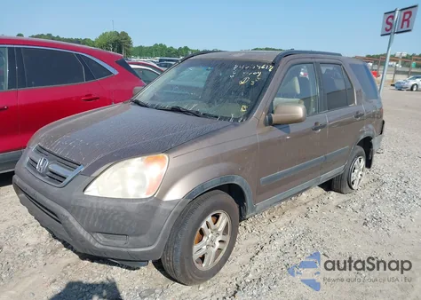2004 Honda Cr-V Ex from USA, damaged, VIN SHSRD78864U251832